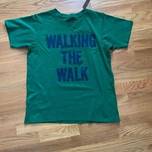 NWT J. Crew Walking the Walk Tee